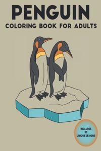 Penguin Coloring Book for Adults