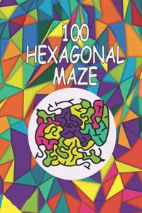 100 hexagonal maze