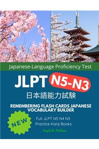 Remembering Flash Cards Japanese Vocabulary Builder Full JLPT N5 N4 N3 Practice Kanji Books English Italian