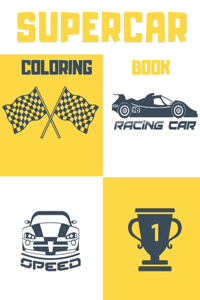 Supercar Coloring Book