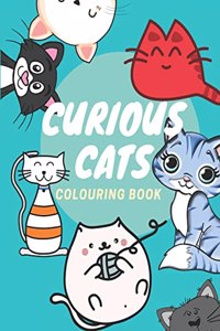 Curious Cats Colouring Book