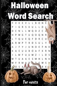 Halloween Word Search for adults
