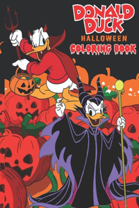 Donald Duck Halloween Coloring Book