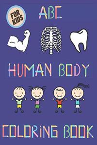 Human Body ABC Coloring Book For Kids
