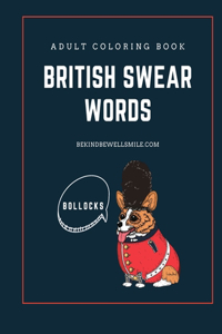 Adult Coloring Book British Swear Words Adult by bekindbewellsmile.com