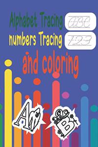 Tracing and coloring book