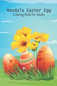 Mandala Easter Egg Coloring Book For Adults