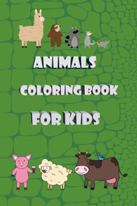 ALPHABETS ANIMALS COLORING BOOK FOR KIDS Little Kids Age 4-8