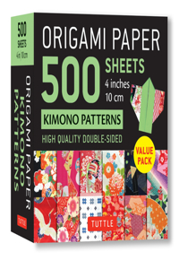 Origami Paper 500 Sheets Kimono Patterns 4 (10 CM)