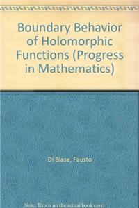 Boundary Behavior of Holomorphic Functions