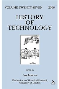 History of Technology, Volume 27, 2006