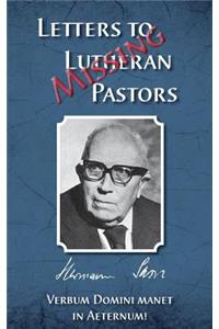 Missing Letters to Lutheran Pastors, Hermann Sasse