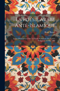 Poésie Arabe Anté-Islamique