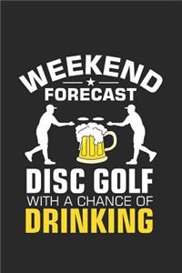 Weekend Forecast Disc Golf With A Chance Of Drinking