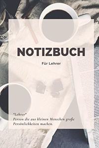 Notizbuch für Lehrer