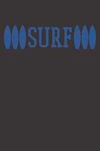 Surfing Gift Notebook