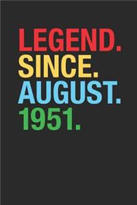 Legend Since August 1951