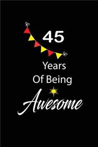 45 years of being awesome