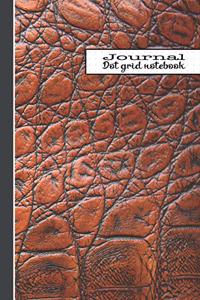 Dot grid notebook journal