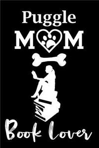 Puggle Mom Book Lover