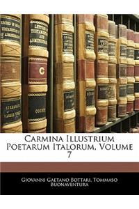 Carmina Illustrium Poetarum Italorum, Volume 7