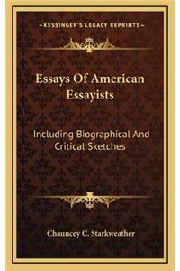 Essays of American Essayists