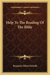 Help to the Reading of the Bible