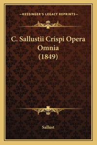 C. Sallustii Crispi Opera Omnia (1849)