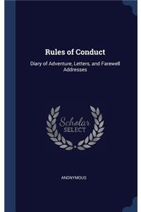 Rules of Conduct