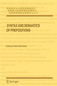 Syntax and Semantics of Prepositions