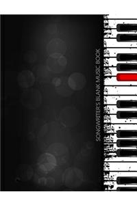 Songwriter's Blank Music Book