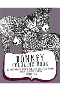 Donkey Coloring Book