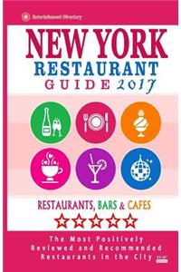 New York Restaurant Guide 2017