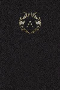 Monogram a Any Day Planner Notebook
