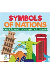 Symbols of Nations World Trademarks Coloring Book Educational