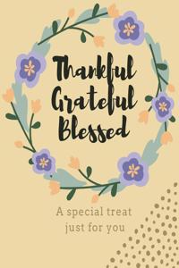 Thankful Grateful Blessed - 8 x 10 - 140 pg Journal