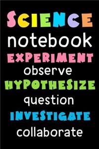 Science Notebook.