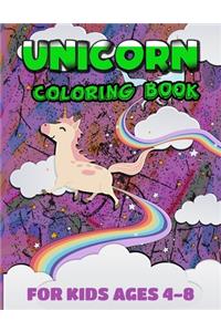 Unicorn Coloring Book for Kids Ages 4-8
