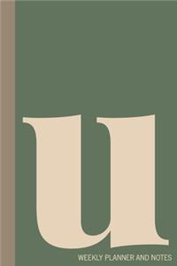u - Weekly Planner and Notes