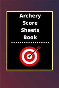 Archery Score Sheets Book