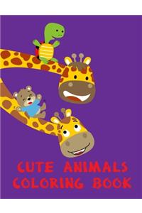 Cute Animals Coloring Book
