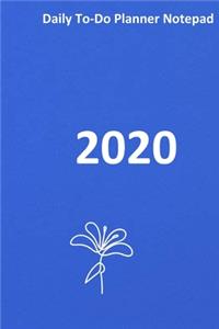 Daily to-do planner notepad 2020