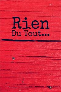 Rien du tout