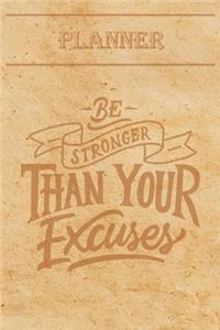 Undated Weekly Planner 