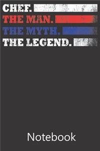 Chef. The Man. The Myth. The Legend.