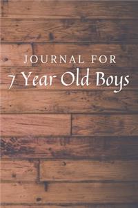 Journal For 7 Year Old Boys