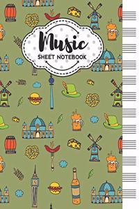 Music Sheet Notebook