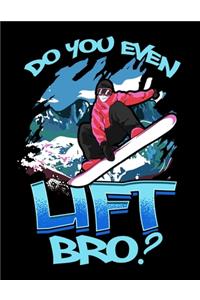 Do You Even Lift Bro?