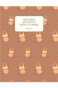 2020 Weekly Planner Beaver