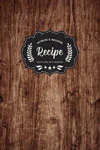 Recipe Notebook Organizer